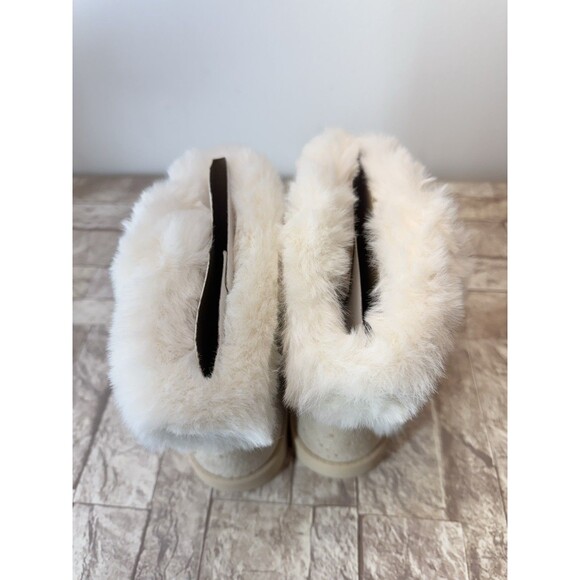 Sonoma Girls' Alainaa Faux fur Cozy Winter Boots AC2 Chestnut Sz 6 Girls / W 8 - Picture 5 of 8